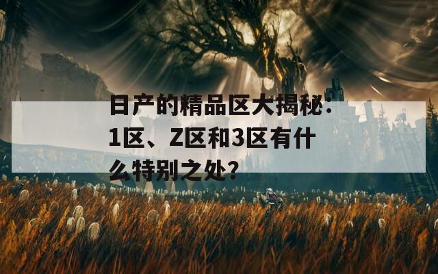 日产的精品区大揭秘：1区、Z区和3区有什么特别之处？