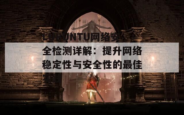 LUBUNTU网络安全检测详解：提升网络稳定性与安全性的最佳实践