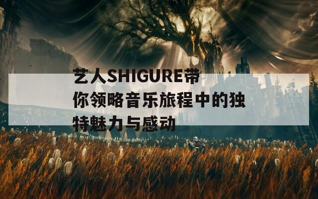 艺人SHIGURE带你领略音乐旅程中的独特魅力与感动